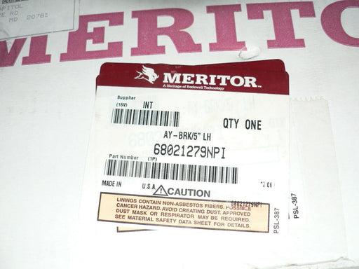 MERITOR 68021279NPI W/O SHOES