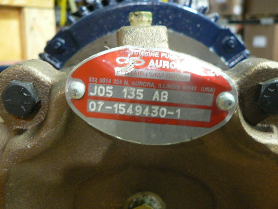 AURORA MODEL 135 (JO-5) 1 1/2 X 2 07-1549430-1 60/50HZ 3PH 3300RPM 480V