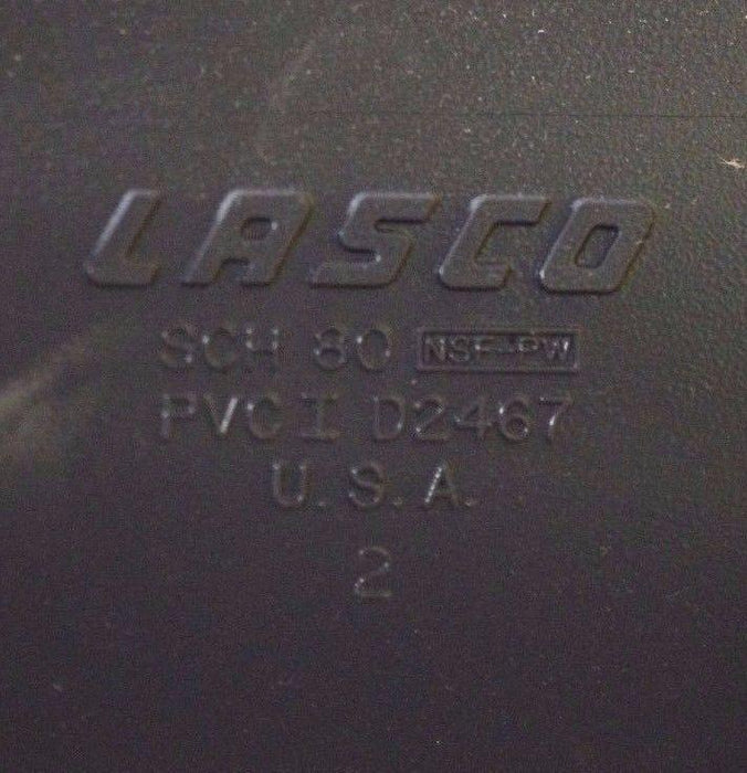 LASCO 8 SCH. 80 P/N 829-080 PIPE COUPLING