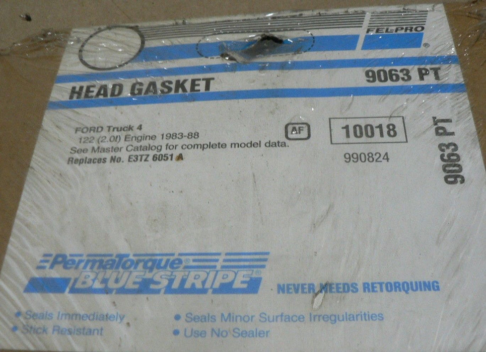FORD 1983-88 2.0L 1989CC 122CU HEAD GASKET FELPRO 9063PT