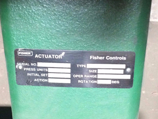 FISHER HYDRAULIC-PNEUMATIC ACTUATOR TYPE 1051 SIZE 33