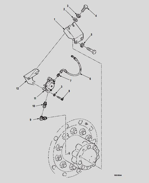 M923A2 M939A2 5 Ton TACOM 12470187 57K3644 Wheel Valve Kit Rear Wheel