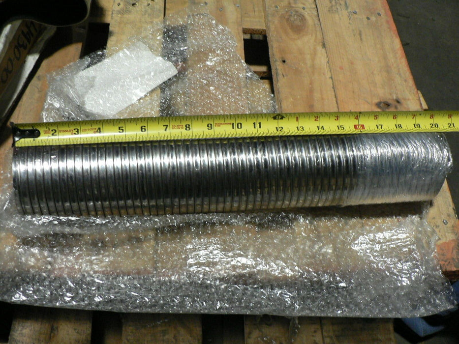 STAINLESS FLEXIBLE EXHAUST TUBE 21 X 4 ID