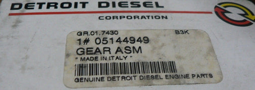 DETROIT DIESEL 92 SERIES 5144949 GEAR ASSY., BLOWER DRIVE (L.H. HELIX; 33 TEETH)