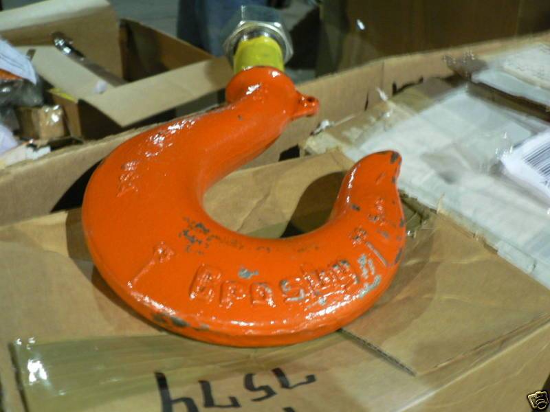 CRANE CROSBY HOIST HOOK GROVE OSHKOSH BIG HEAVY DUTY