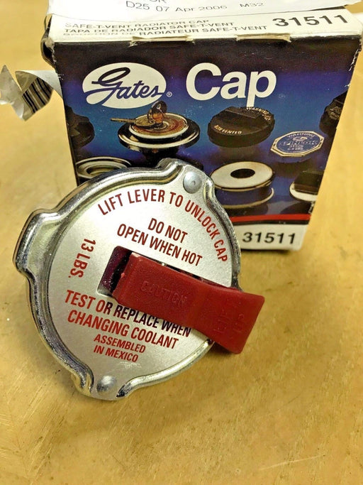 GATES 31511 MOTORCRAFT RL-12 RL16  Radiator Cap-Safety Release STANT 10329