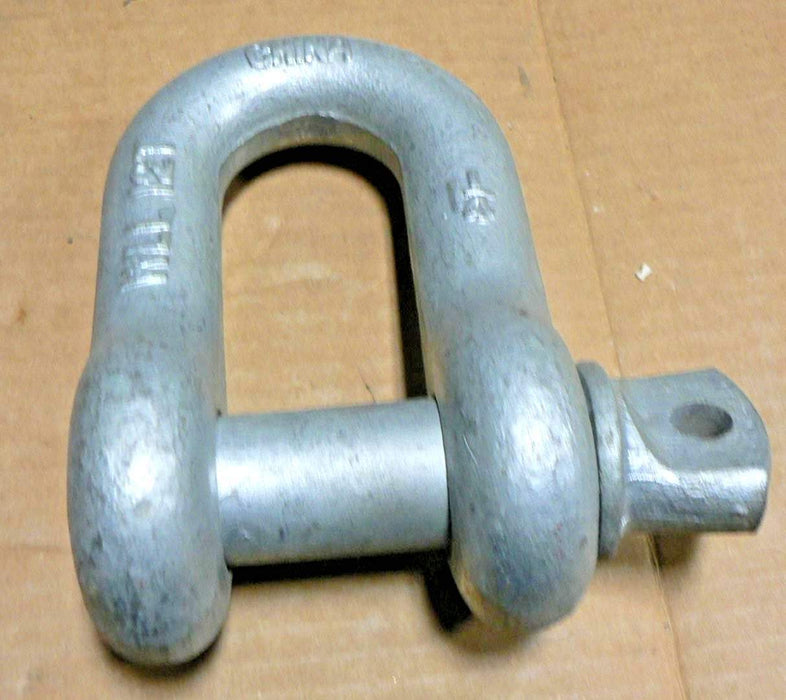 Shackle CLEVIS FORGED 1.25  WLL12T  OPENING 4 X 2 ,, 1-3/8 PIN  CHINA NAS1043-20