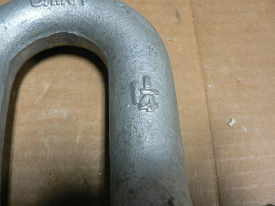 Shackle CLEVIS FORGED 1.25  WLL12T  OPENING 4 X 2 ,, 1-3/8 PIN  CHINA NAS1043-20