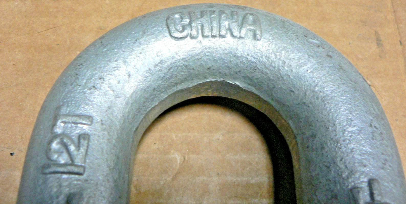 Shackle CLEVIS FORGED 1.25  WLL12T  OPENING 4 X 2 ,, 1-3/8 PIN  CHINA NAS1043-20