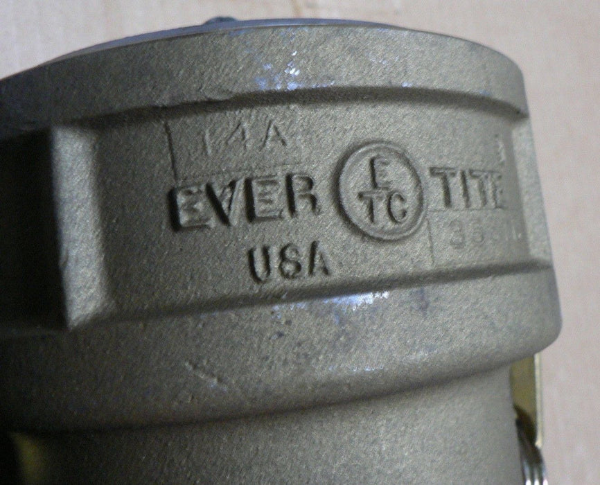 EVER TITE 4 735T HOSE TEE CECOM 13230E5340 THREADED EXTERNAL HOSE ALUMINUM