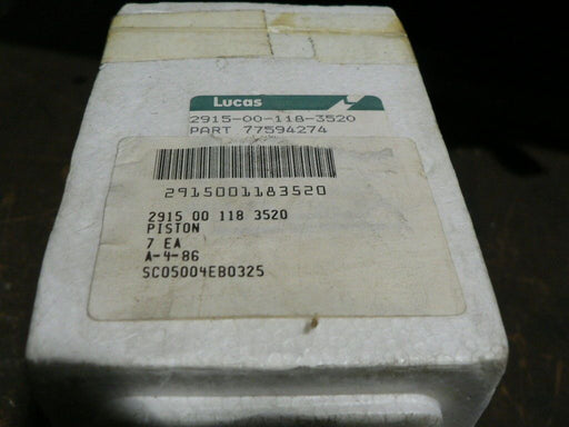 LUCAS AEROSPACE 77594274 PISTON AND PLUNGER SPEY ROLLS