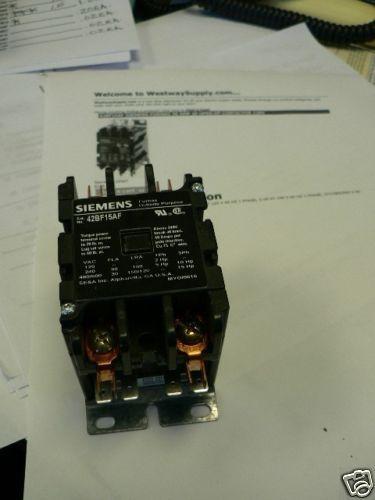 SIEMENS FURNAS CONTACTOR 42BF15AF 30A 2P 120V NEW