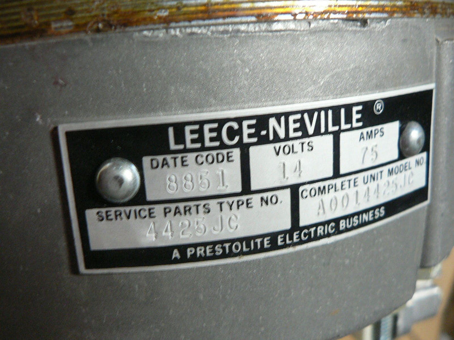 LEECE-NEVILLE PRESTOLITE 4425JC 12V 75 AMP