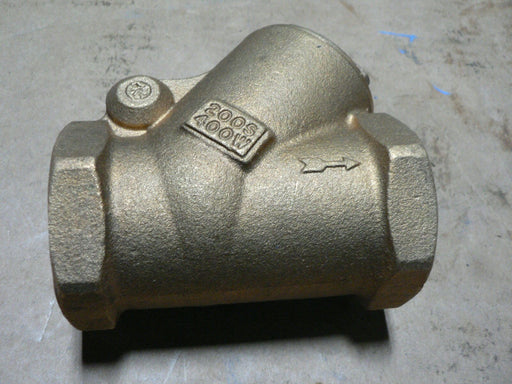 MILWAUKEE BRASS CHECK VALVE  509-002 1-1/2 509Y