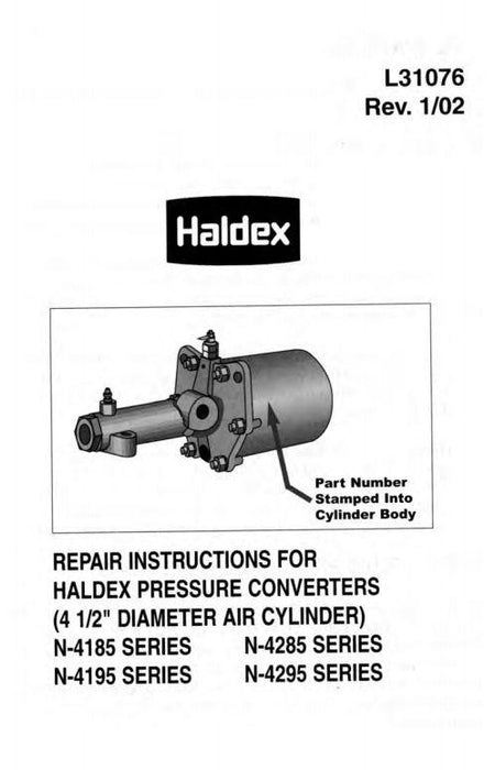 Haldex L31076 N-4185 N-4195 N-4285 N-4295 REPAIR KIT