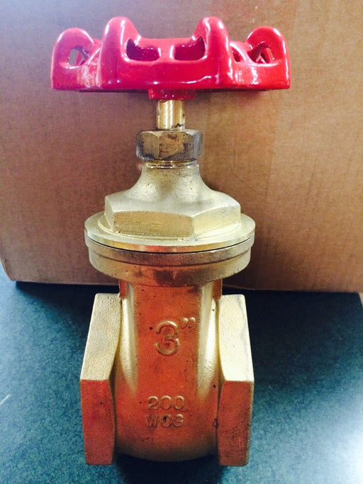 GATE VALVE 3 BRASS by BECO VALVES