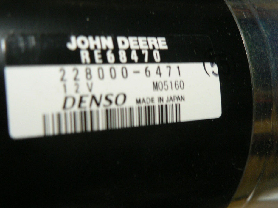 JOHN DEERE STARTER RE540300 DENSO 12V