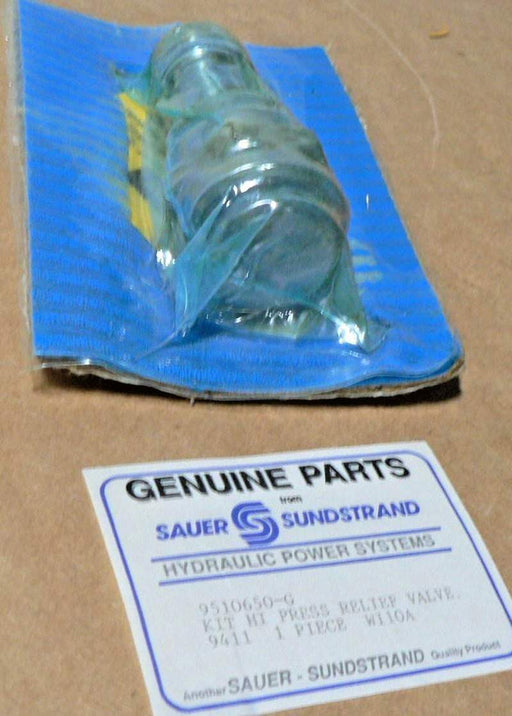 GENUINE SAUER-SUNDSTRAND SERIES 20 MOTOR SAFETY RELIEF VALVE 9510650-G