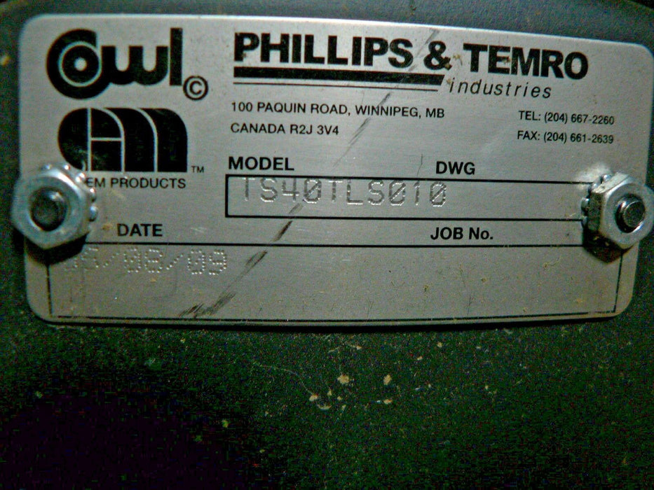 PHILLIPS & TEMRO TS40TLS010