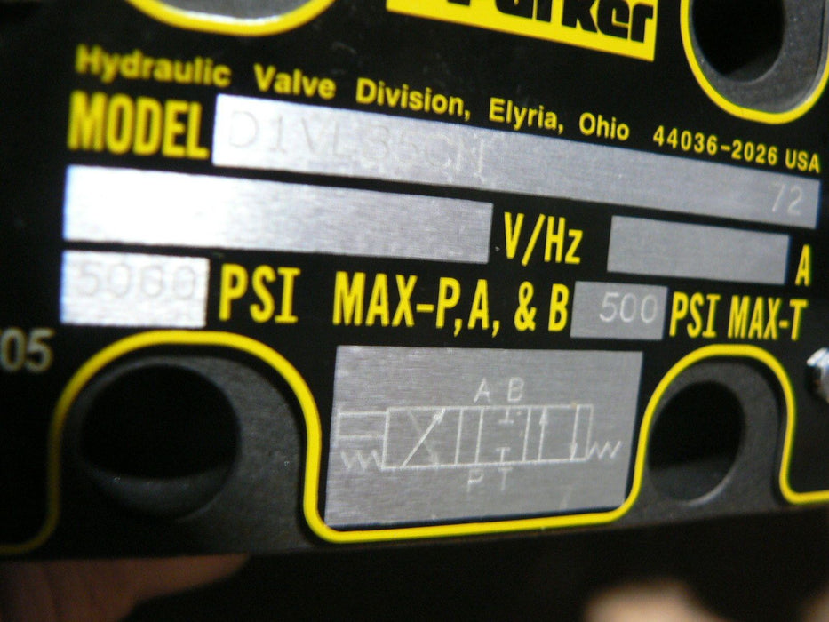 PARKER-HANNIFIN DIRECTIONAL CONTROL VALVE D1VLB005CN D1VLB5C 10557230