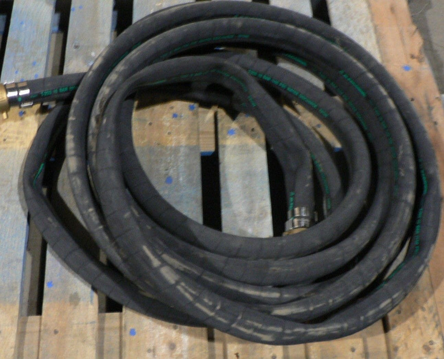 WATER DISCHARGE HOSE 42' ALFAGOMMA T-253 150PSI 1-1/2 BRASS FEMALE ENDS