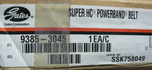 SIKORSKY V-BELT 65364-12307-101 GATES POWERBAND 9385-3045 3/3V450