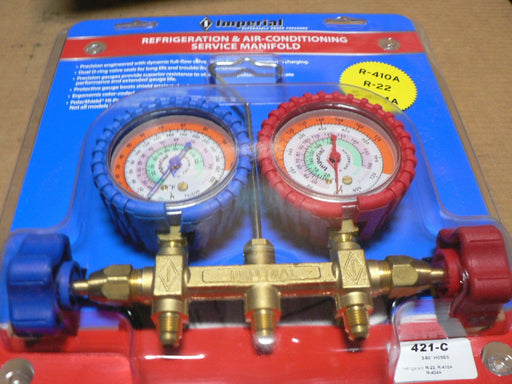 IMPERIAL REFRIGERATION & AIR CONDITIONING SERVICE MANIFOLD 421-CC