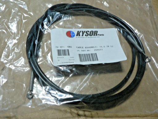 M1070 KYSOR HEATER CABLE 244072 74 Push Pull Cable Eyelet Ends Universal