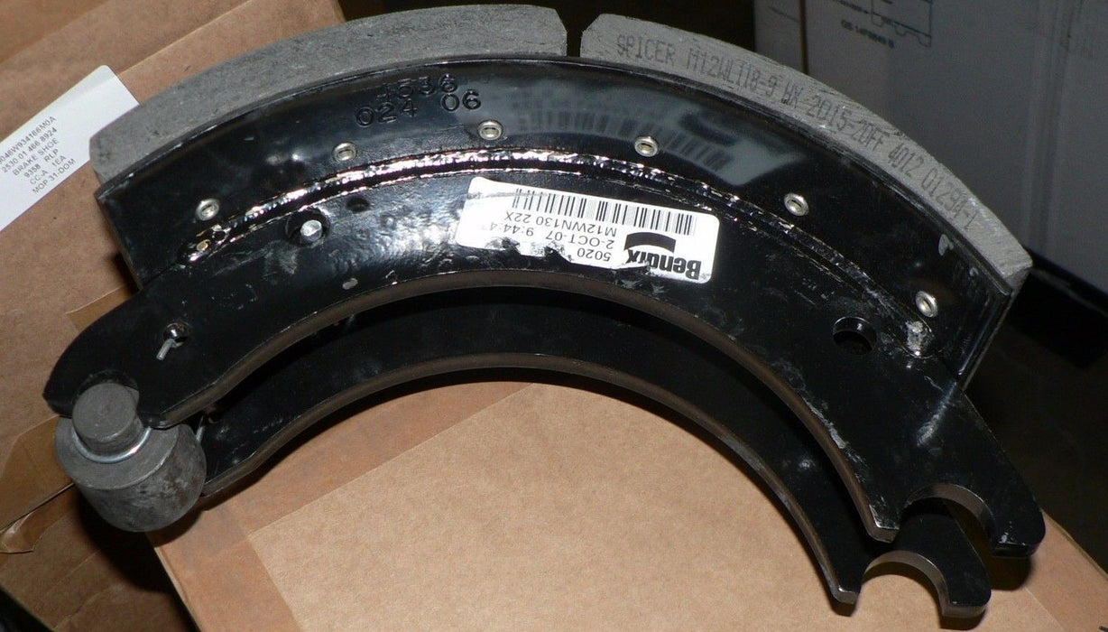 BENDIX  BRAKE SHOE M12WN102-X M12WN112-X M12WN130-22X BENDIX 4536F 12.25 DRUM