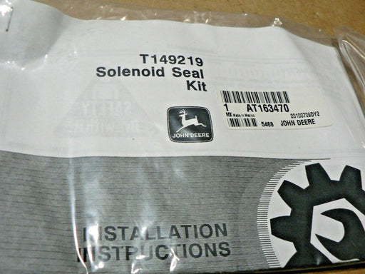 JOHN DEERE 300D 310D 315D BACKHOE LOADER SOLENOID SEAL KIT AT163470