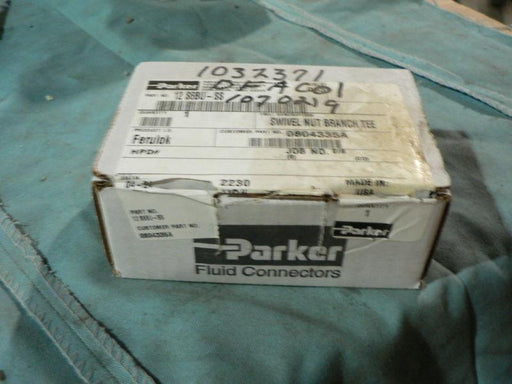 PARKER FERULOK SWIVEL NUT BRANCH TEE 12S6BU-SS