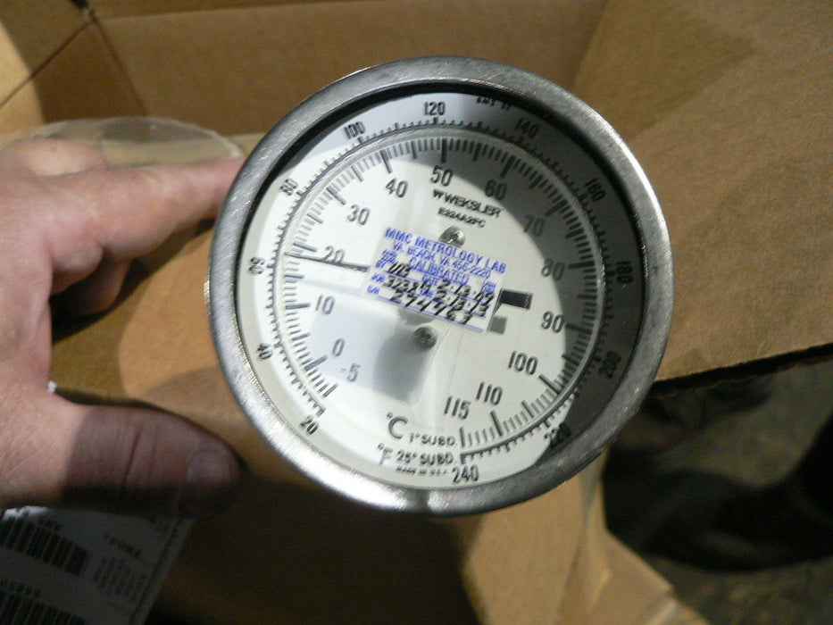 WEKSLER THERMOMETER,SELF-INDICATING,BIMETALLIC E324A2FC JERED 173895