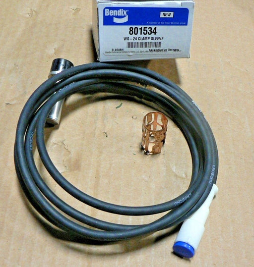 Bendix 801534 wheel speed sensor  with sleeve clamp