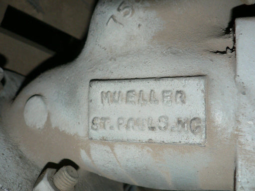 MUELLER 758 JT59279 1000 PSI NATURAL GAS VALVE