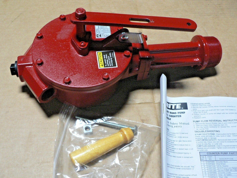 TUTHILL FILL-RITE MODEL 110 SERIES 100 Cast Iron Rotary Vane Fuel Transfer Pump,