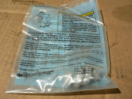 CROSBY G-429 FIST GRIPS CLIP  MATERIAL DIAMETER 0.125 INCHES