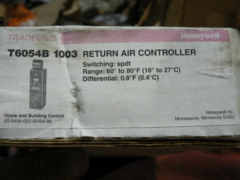 HONEYWELL RETURN AIR TEMPERATURE CONTROLLER T6054B