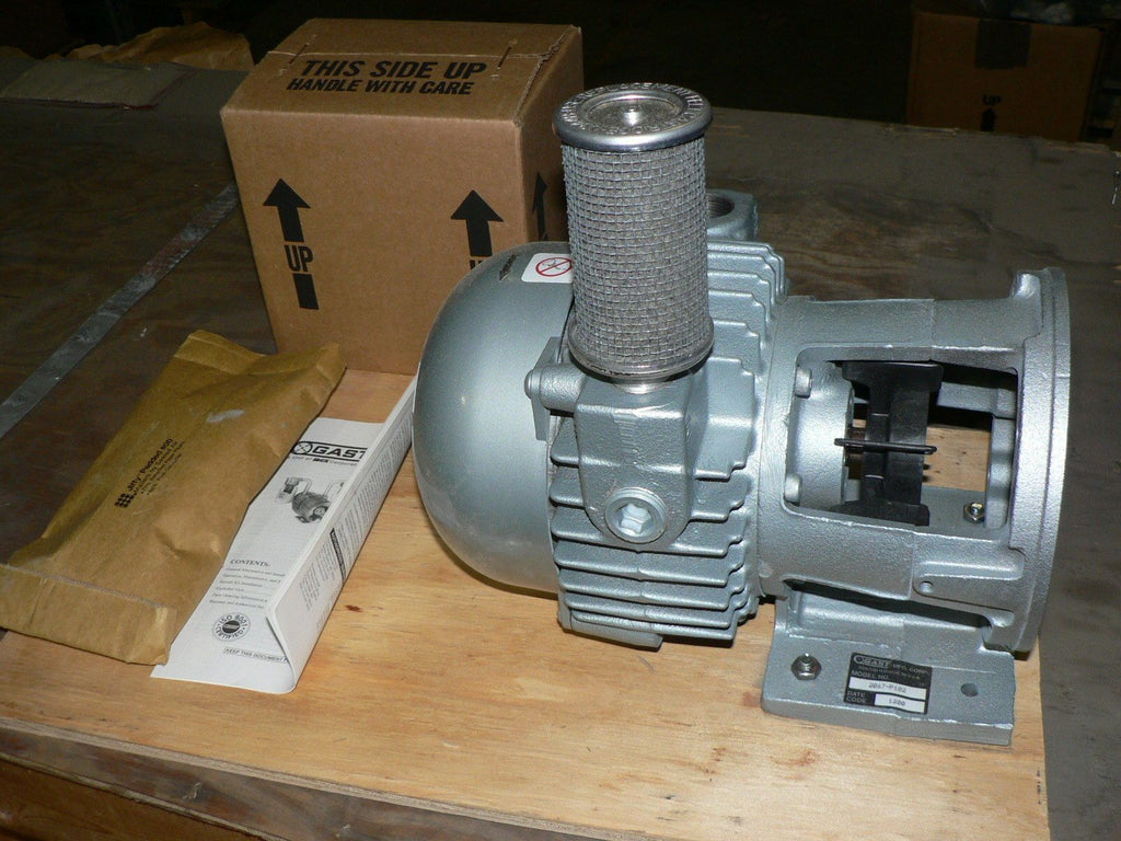 GAST 67 SERIES OILLESS ROTARY VANE VACUUM PUMP 2067P102 — GCor
