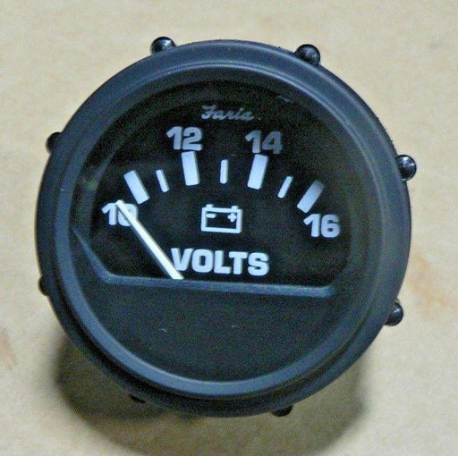 M915 M918 Faria MK777-210 10-16 VDC Voltmeter  Stewart Warner 284H