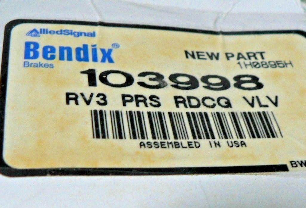 BENDIX RV-3 103998 M939 BRAKE VALVE 12302905