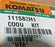 KOMATSU MOISTURE SEAL & BOOT 111582H1 D73650