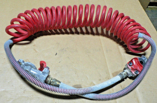 SLOAN EMERGENCY TRACTOR TRAILER AIR BRAKE LINE GLAD HAND RED NOS