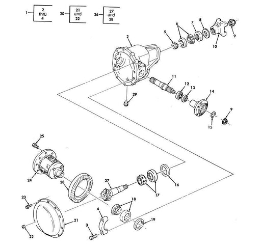 M1165 M1167 HMMWV AXLE DIFFERENTIAL BEARING 5583611 LM603049 & LM603012 7451140