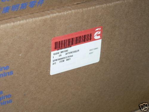CUMMINS V903 AFTERCOOLER P/N 3061592