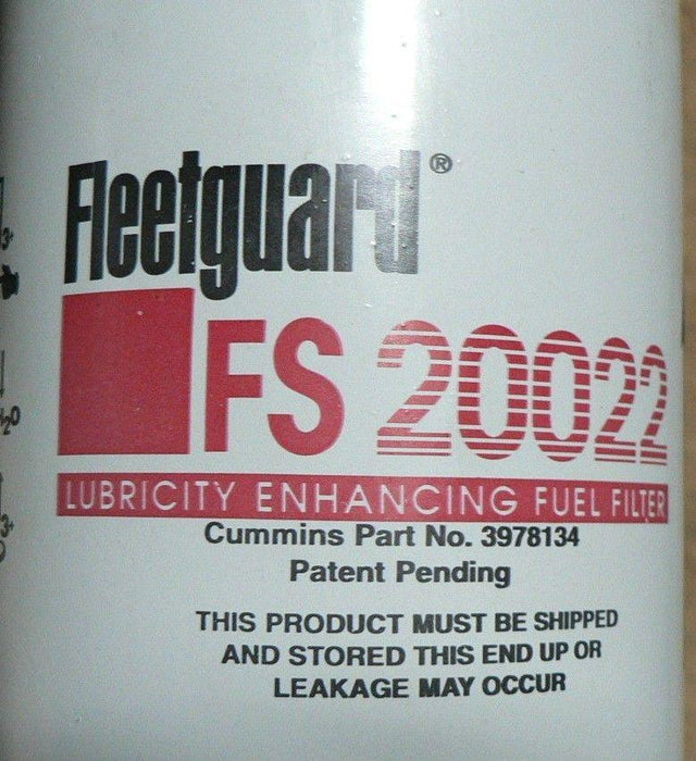 Cummins FUEL Filter 396789001 FLEETGUARD FS20022 FUEL SEPARATOR FILTER WITH HOUS