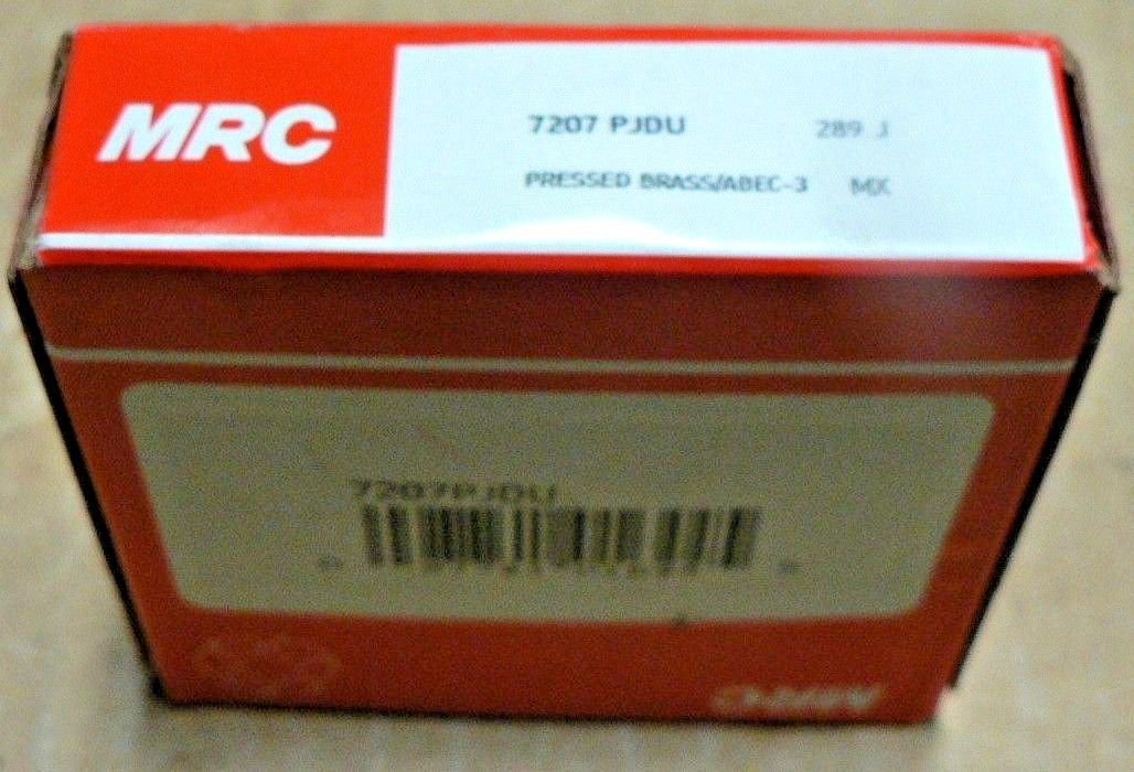 MRC 7207 PJDU BEARING 7207PJDU pressed brass/abec-3