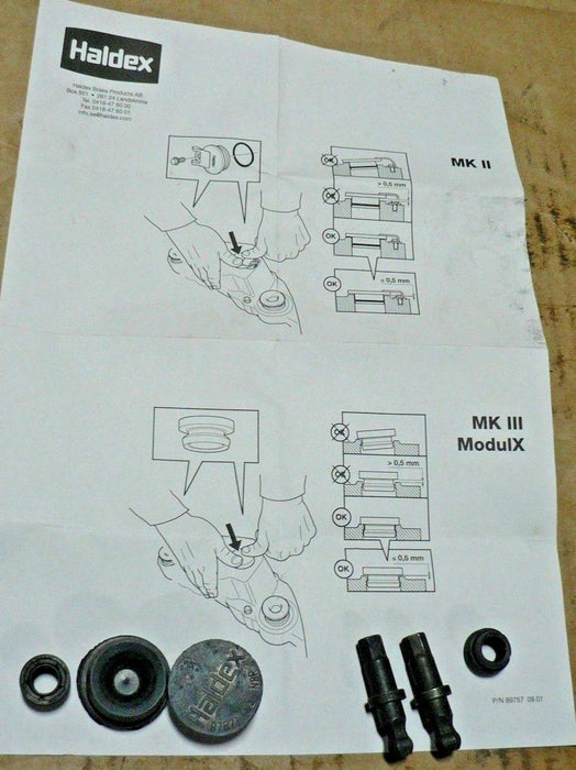 AXLETECH CALIPER PARTS KIT E75750656 670953-008  95A10-05839-AA  ATIE75750656