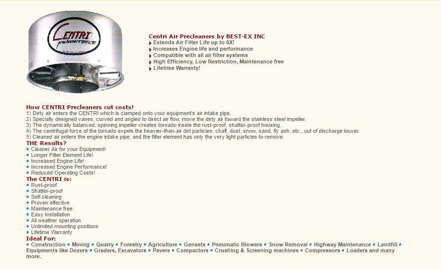 BEST-EX INC.PRE CLEANER EX-60