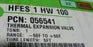 EMERSON EXPANSION VALVE 056541 HFES 1 HW100-5A HFES1HW100-5A