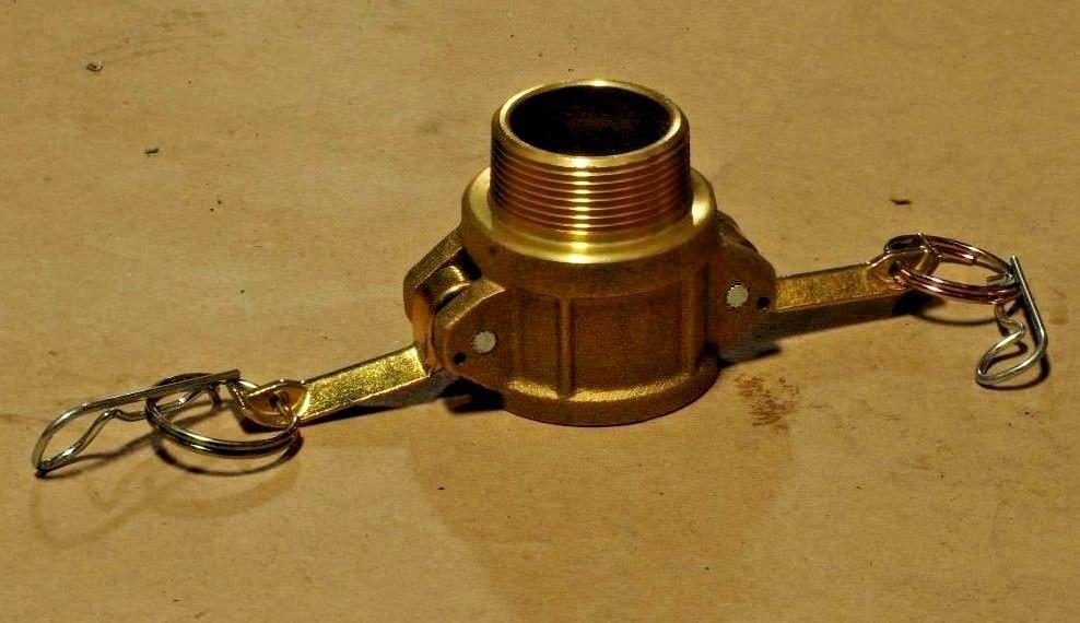 CAM LOCK 81349-MIL-C-27487E THREAD SIZE 1.5 A1 MALE COUPLING HALF NPT D2 PLAIN